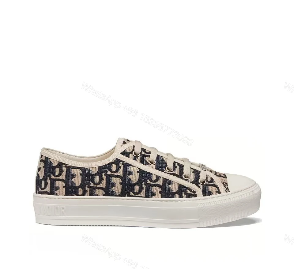 View 4 of Dior Walk'N'Dior Oblique Navy Canvas KCK211OBE_S56B