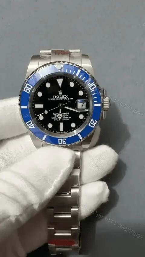 View 13 of Replica Rolex Submariner “Cookie Monster” Black Dial 126619LB Superclone