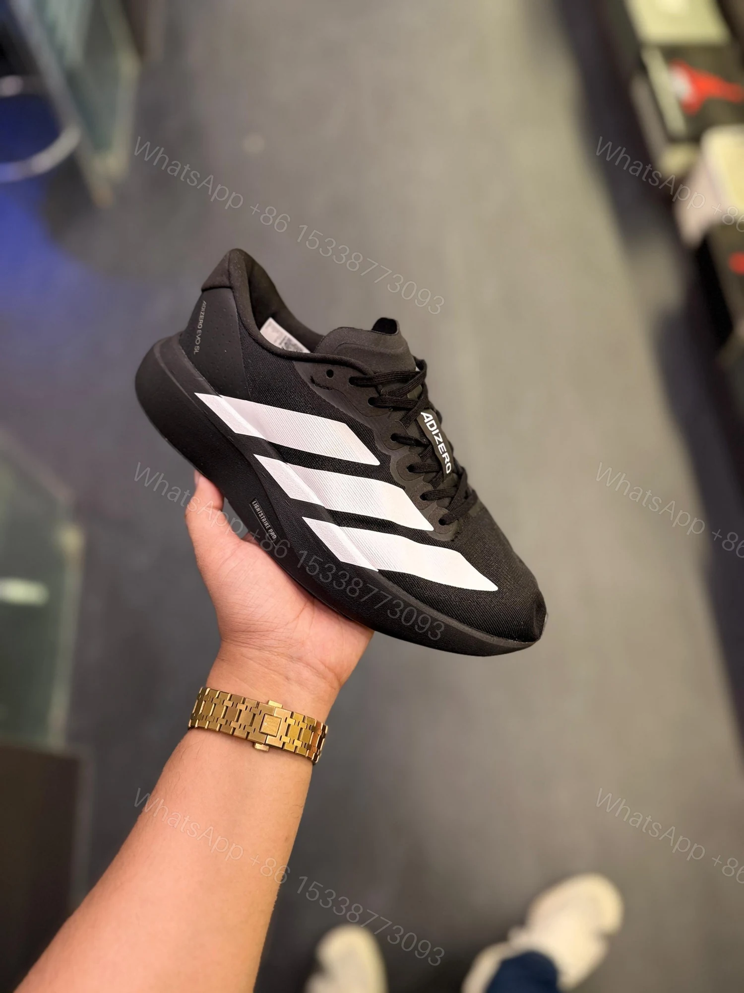 View 3 of FIRST COPY ADIDAS ADIZERO EVO SL BLACK