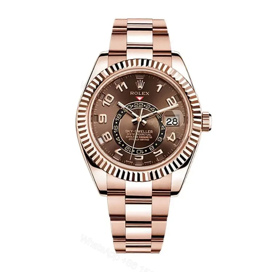 Rose Gold Sky-Dweller Replica — view 1