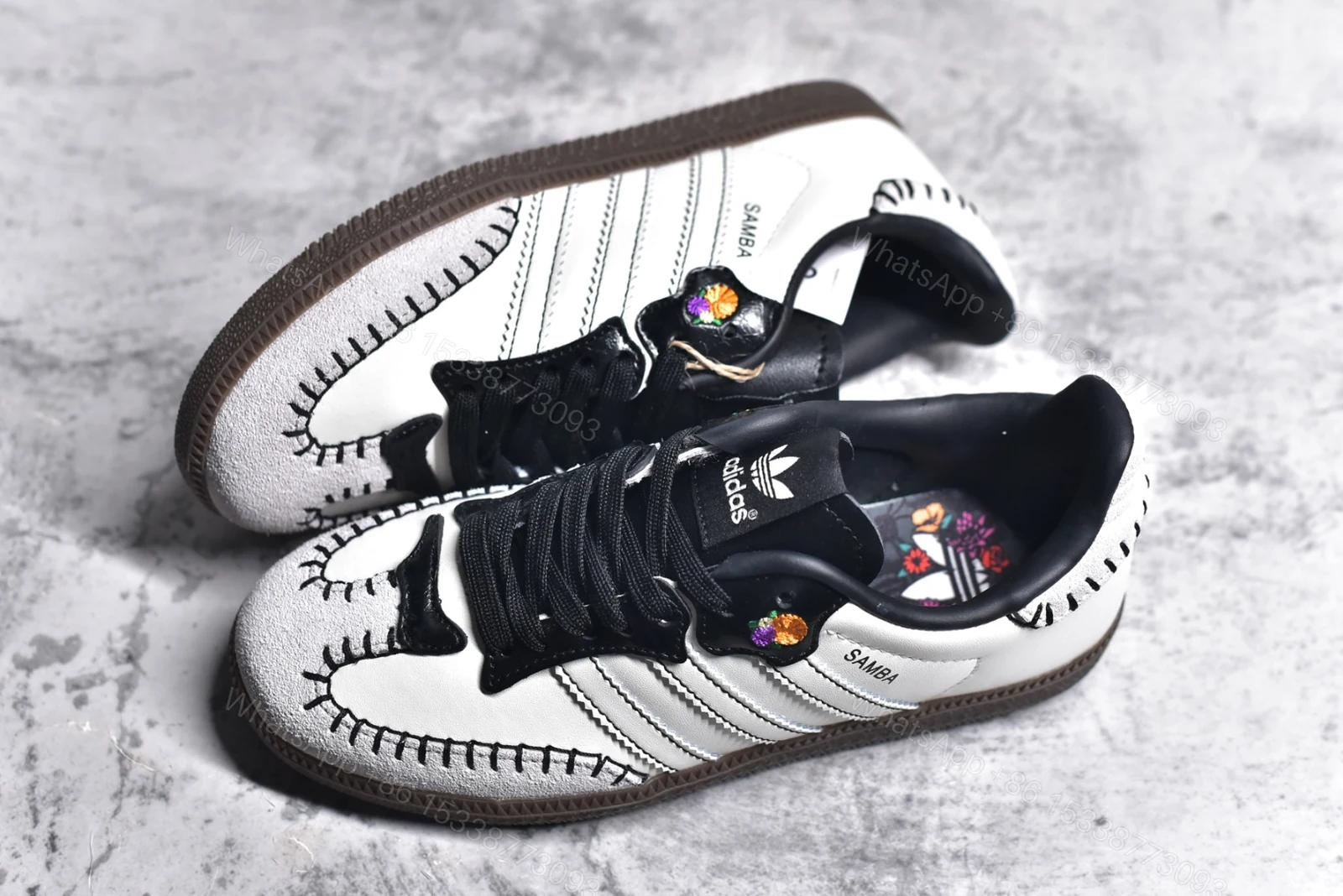 View 3 of adidas Samba OG Dia de Muertos Pack Off White Reps