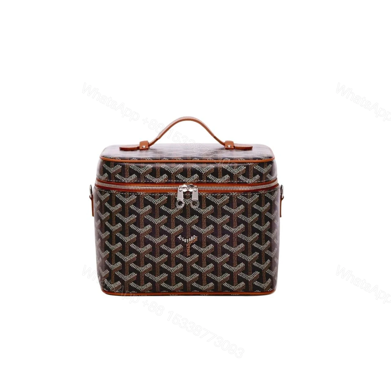 GOYARD MUSE VANITY CASE BLACK TAN 20CM MUSEVAPMLTY01CL03P — view 1