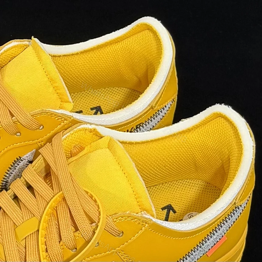 View 4 of Off-White × Nike Air Force 1 Low University Glod Reps