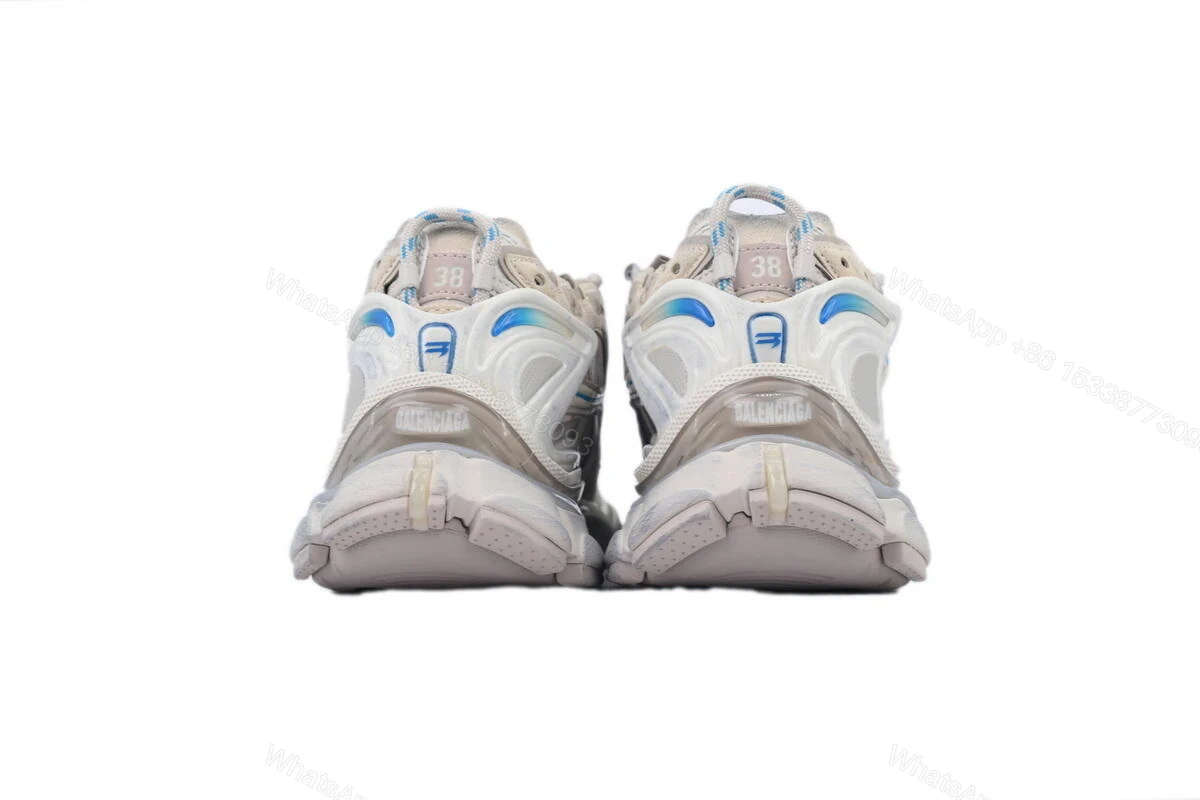 View 2 of Balenciaga Runner Sneaker Brown Blue 772767 W3RNY 2240