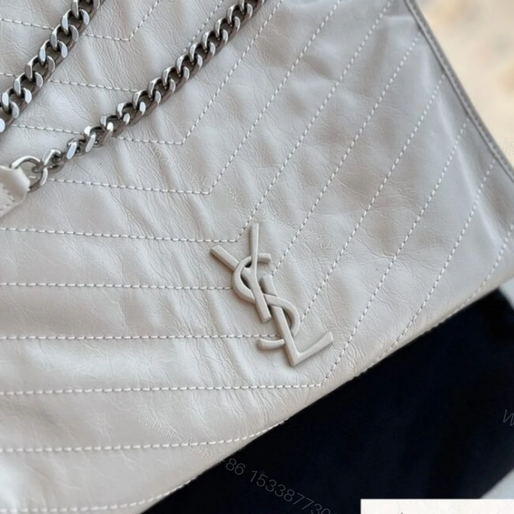 View 5 of Saint Laurent Medium Niki Shopping Bag White 32Cm