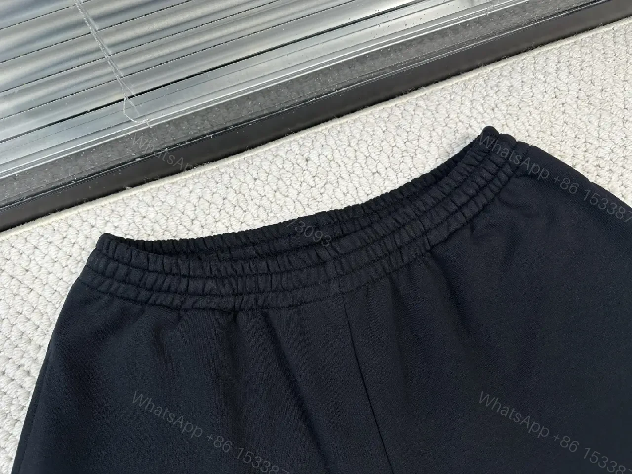 View 9 of Black Nylon / Balenciaga Logo / Sporty / Elastic Waistband / Shorts