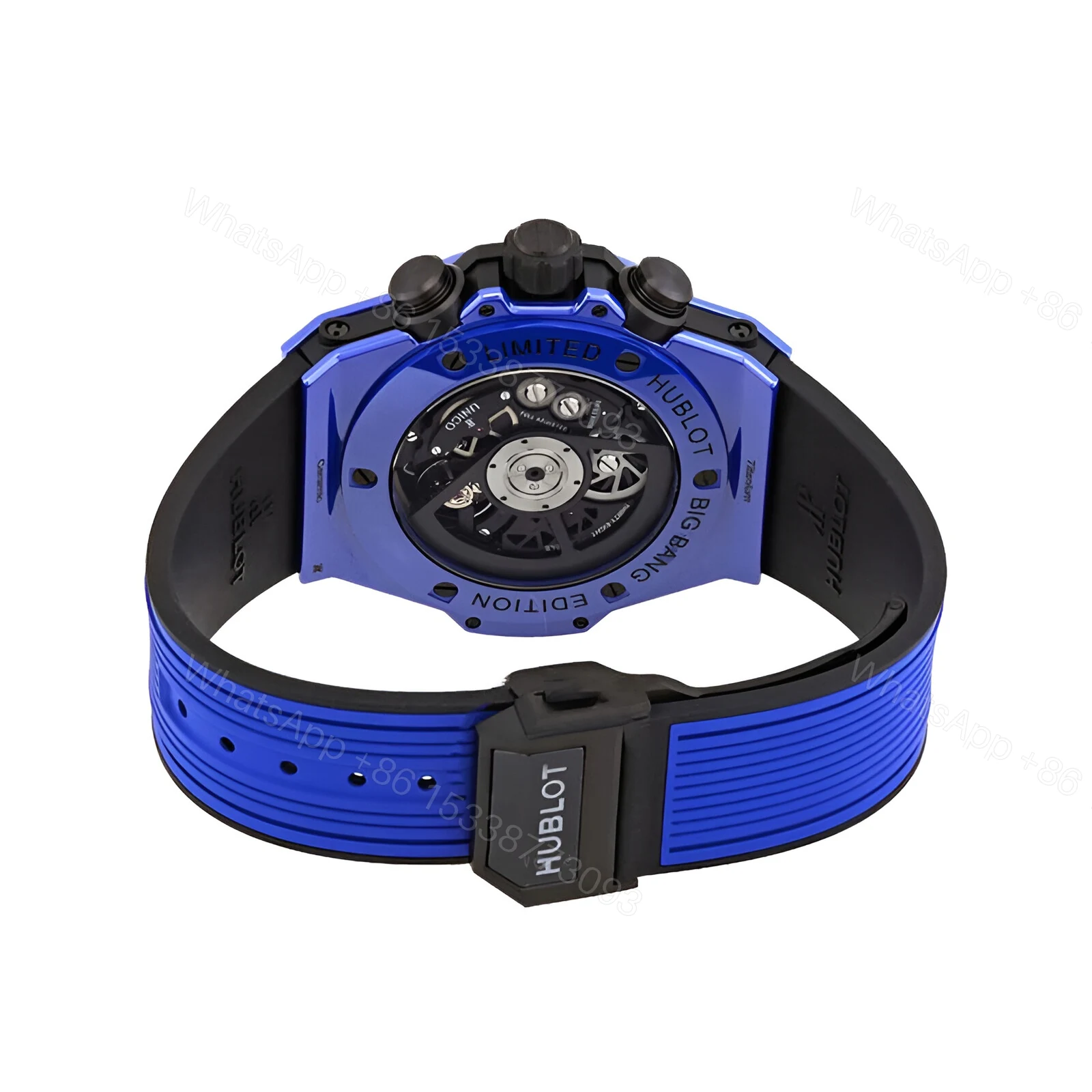 View 4 of Hublot Blue Watch Replica