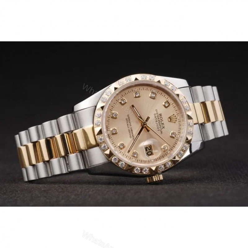 View 8 of Superclone Rolex Datejust Gold Dial SRL41 36 mm