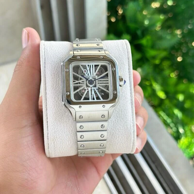 Cartier Santos De White Dial 40MM Quartz — view 1
