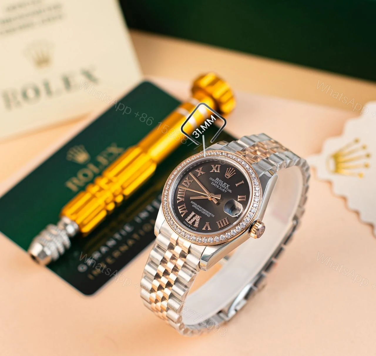 View 6 of Rolex Datejust 31 White Dial Jubilee Women’s Watch