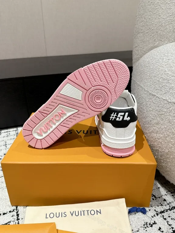 View 4 of Bold LV Pink Contrast High-Tops for All-Day Comfort