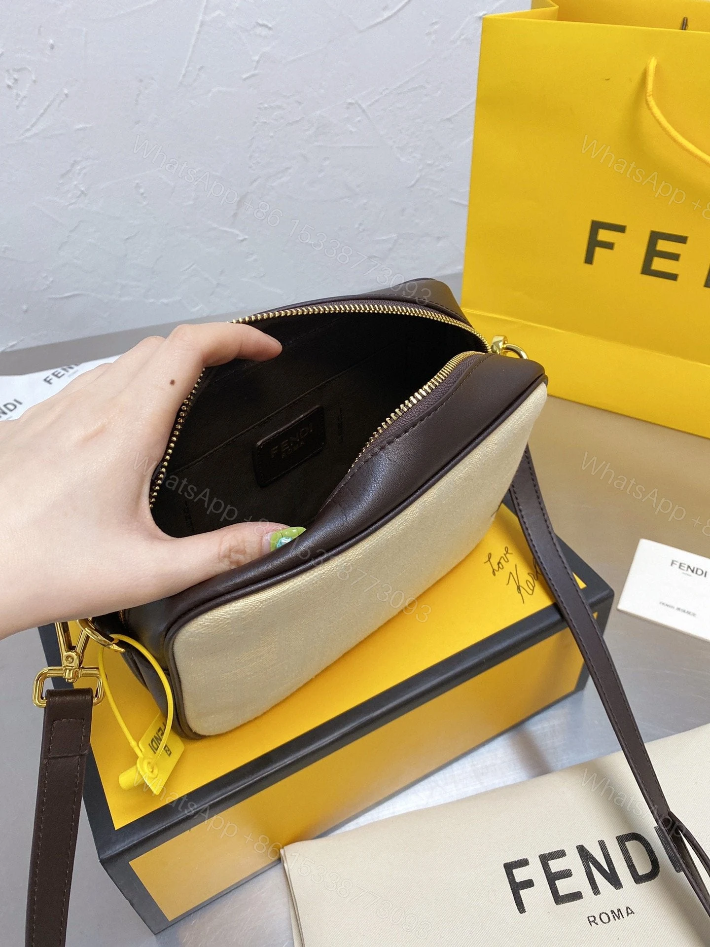 View 8 of Fendi Camera Case Monogram / Canvas
