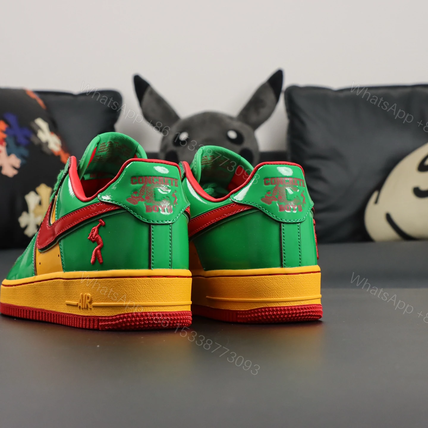 View 5 of Air Force 1 Low Lil Yachty Concrete Boys Lucky Green Reps