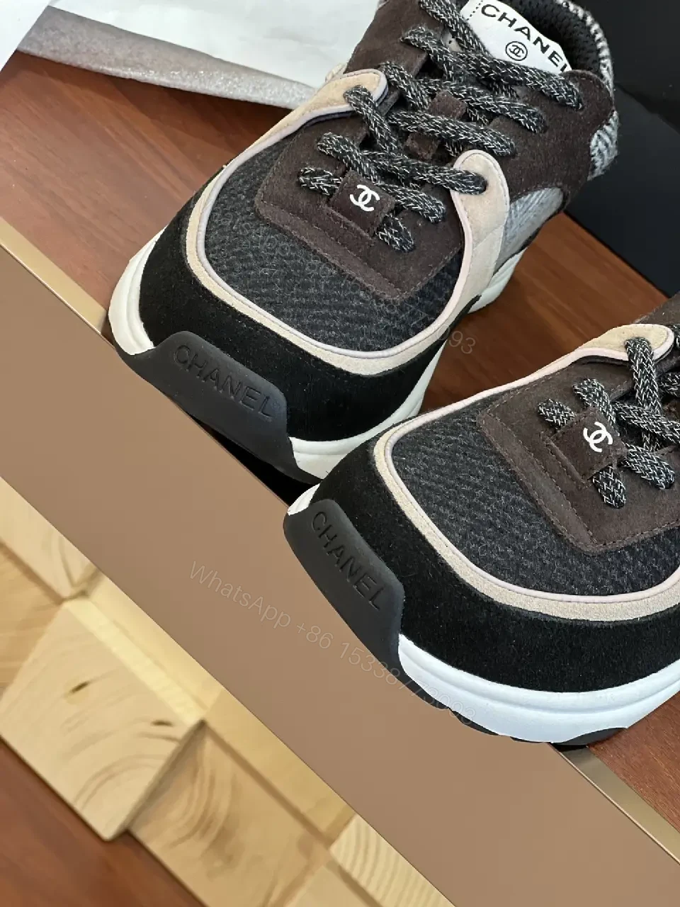 View 9 of Chic Chunky Runner Sneakers: Luxury Streetwear Comfort