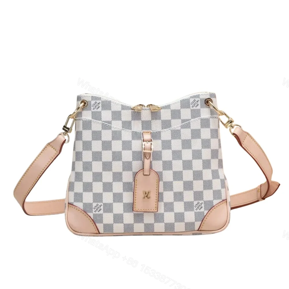 Louis Vuitton Odéon Shoulder Bag Damier Azur 26Cm — view 1