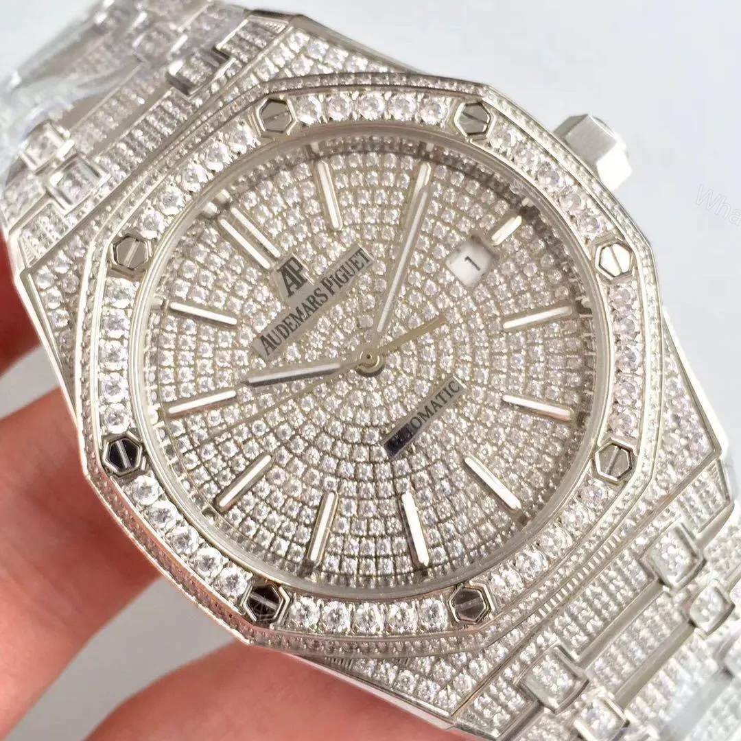 View 2 of Replica AP Royal Oak Full Diamond