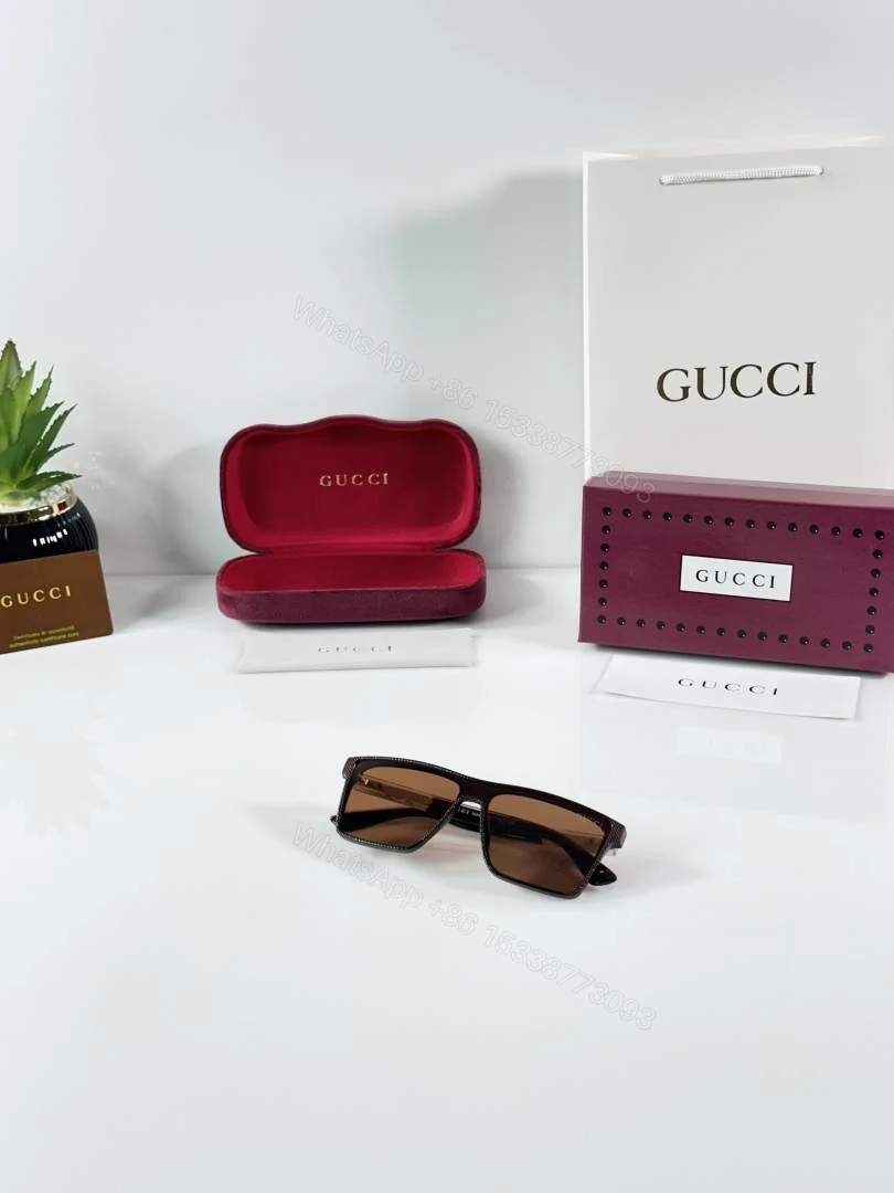 View 4 of First Copy Gucci 2203 Brown Sunglasses