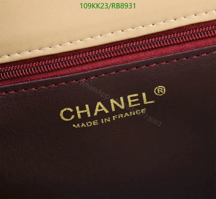 View 16 of Chanel Knockoff Quilted Red Classic Flap Bag RB8929