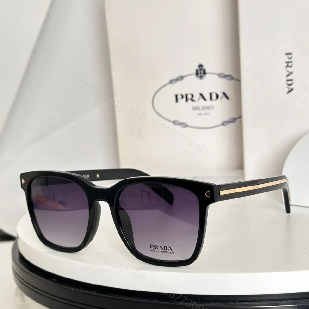 View 7 of Polarized Black Square Sunglasses - High-End Acetate, All-Day Comfort