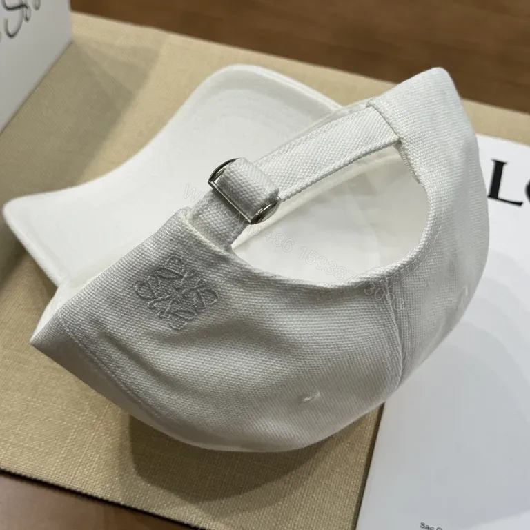 View 5 of Neutral Cotton-Blend Structured Cap: Everyday Luxe