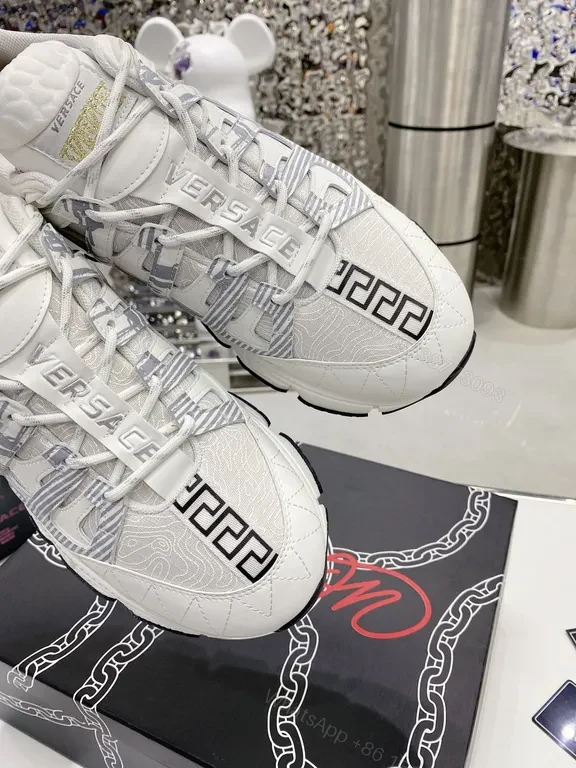 View 5 of Bold Patterned High-Tops: Luxury Leather, All-Day Comfort Sneaker