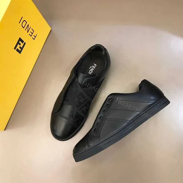 View 5 of FENDI FF MOTIF SLIP-ON SNEAKERS – FD13