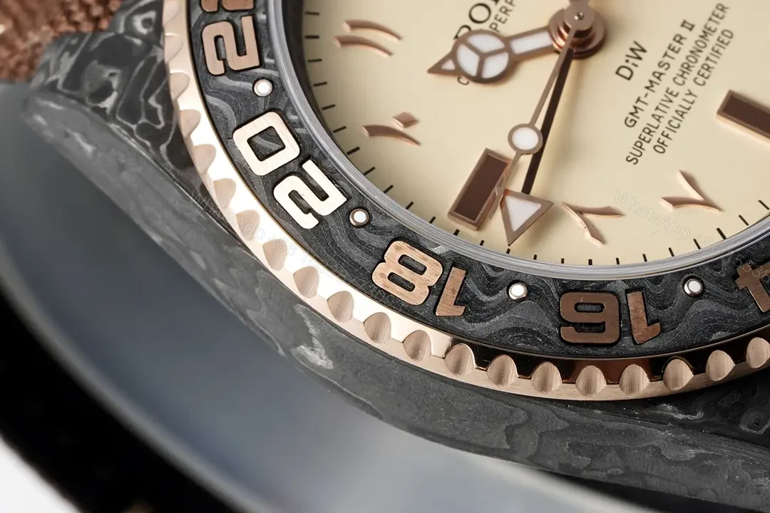 View 6 of VS Factory Clean Factory Diw Rolex GMT-Master II, Brown, Carbon Fiber