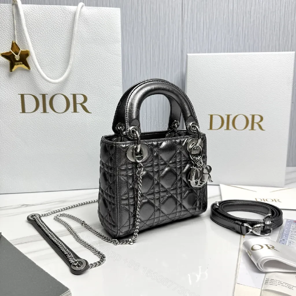 View 7 of Quilted Calfskin Mini Satchel: Luxe City Accessory