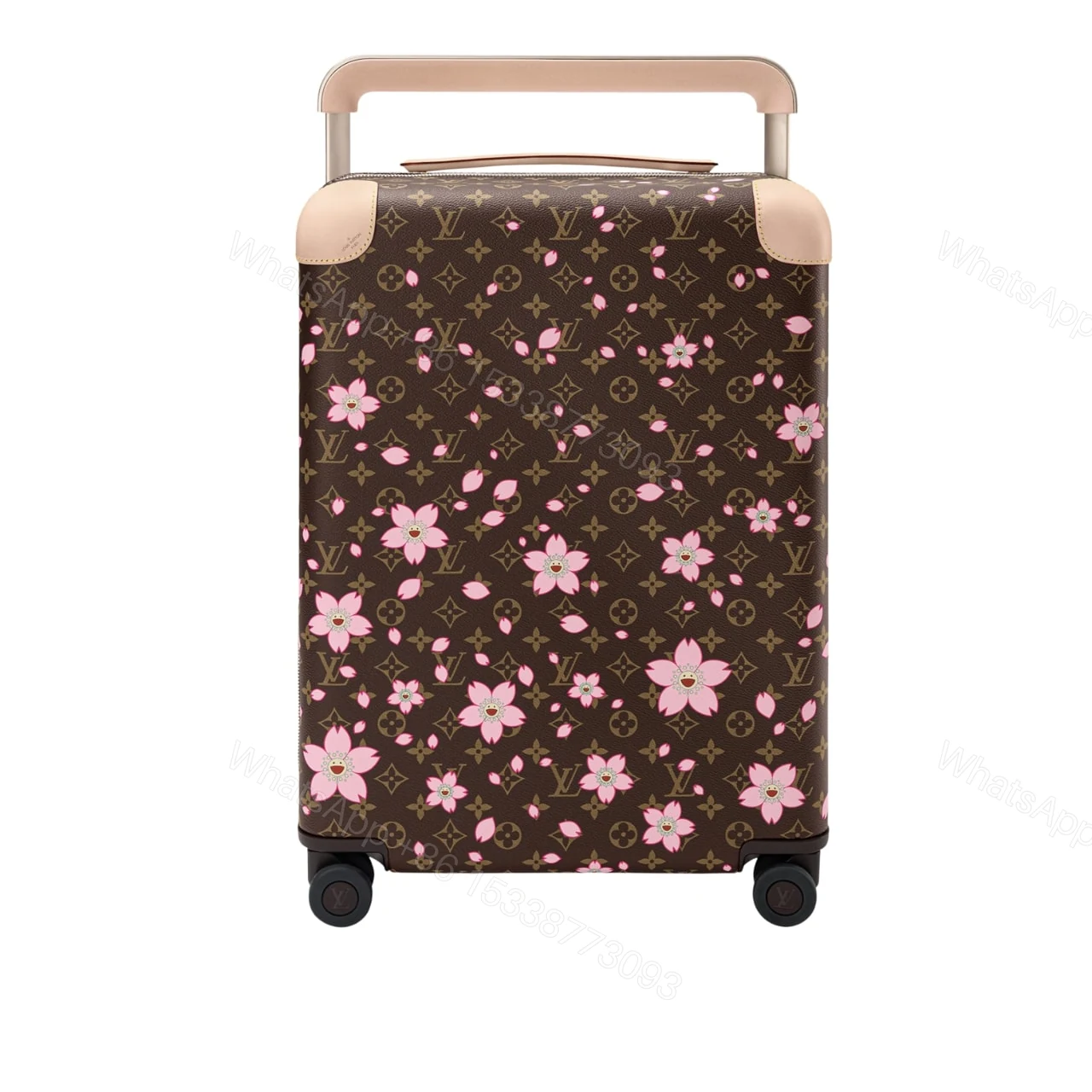 Louis Vuitton X Takashi Murakami Horizon 55 Suitcase Sakura Brown 55Cm M13788 — view 1