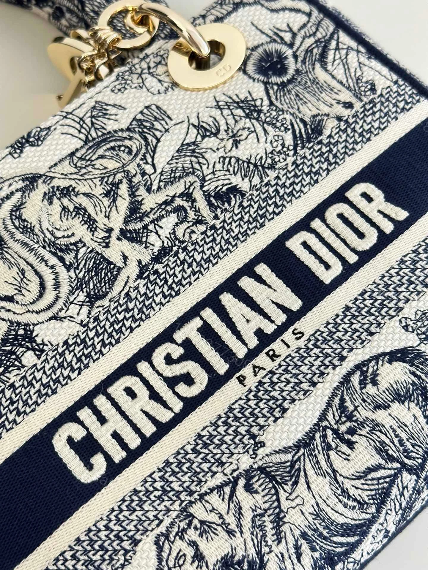 View 7 of CHRISTIAN DIOR BAG Lady D-lite Bag Blue