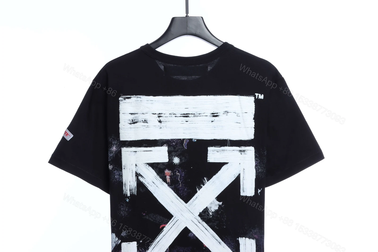 View 3 of Off-White Fireworks T-Shirt Black
