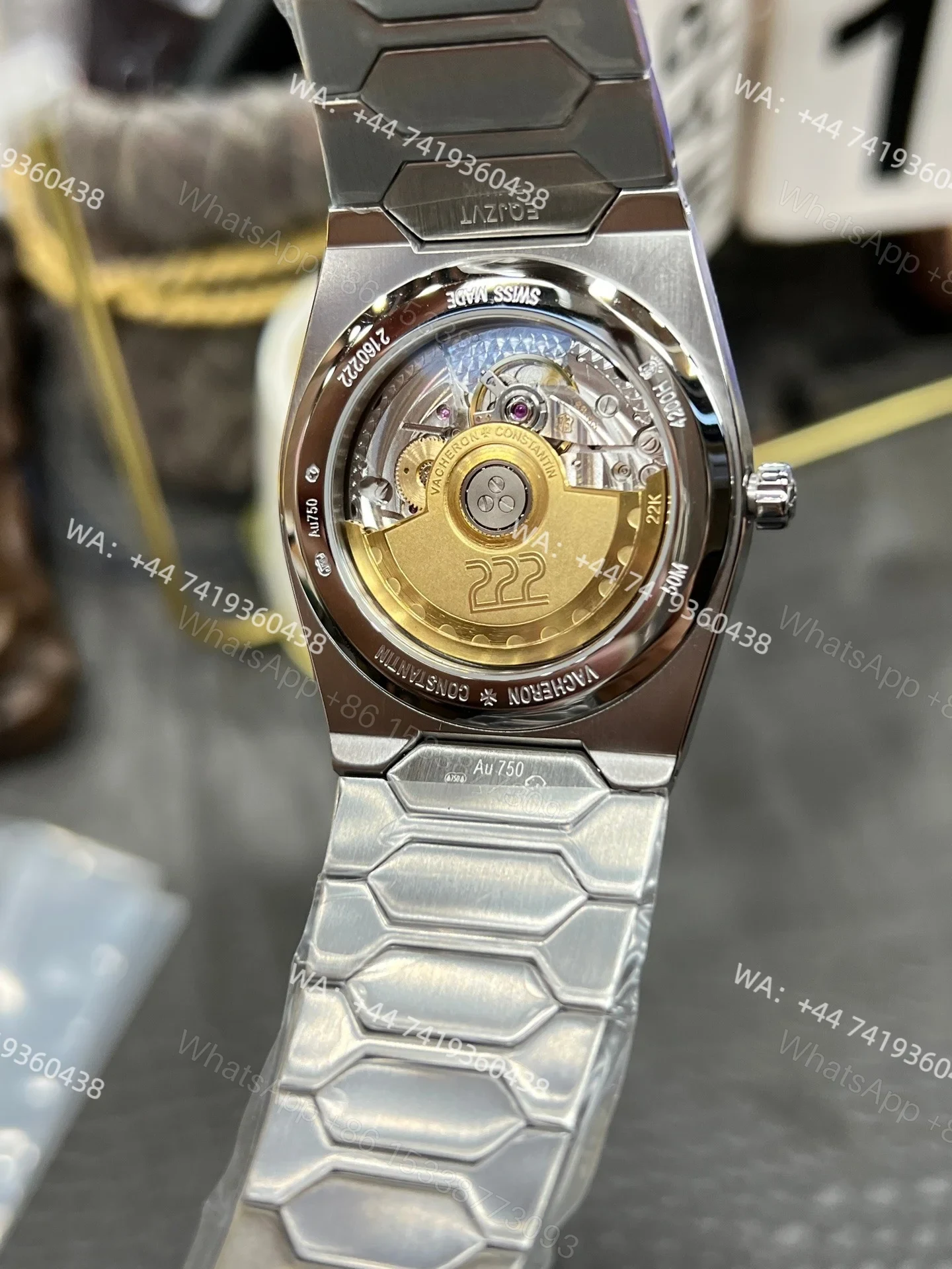 View 7 of Super Clone Vacheron Constantin1:1 Historiques 222 4200H/222A-B934 37mm Steel Blue Dial 1:1 Replica