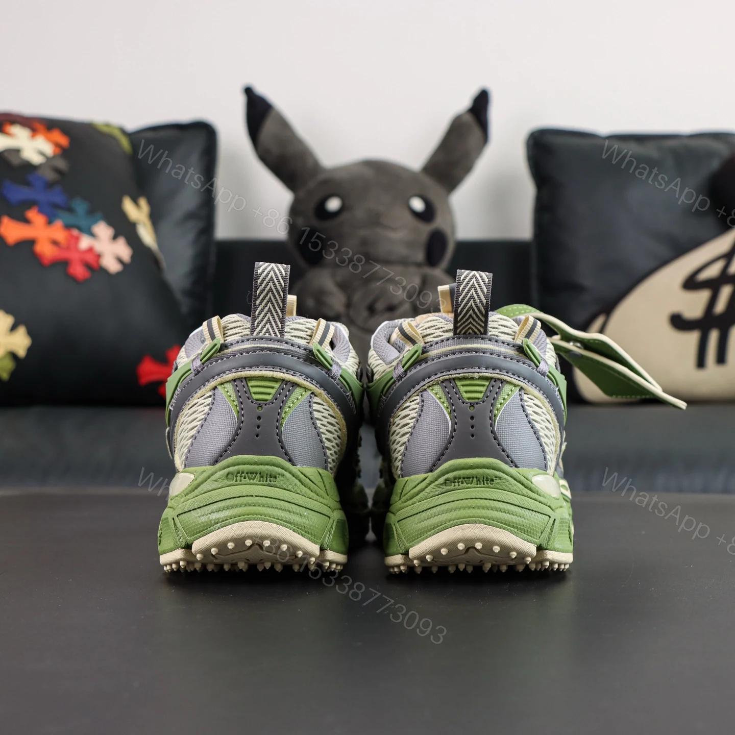 View 7 of Off White Be Right Back Olive Grey Reps