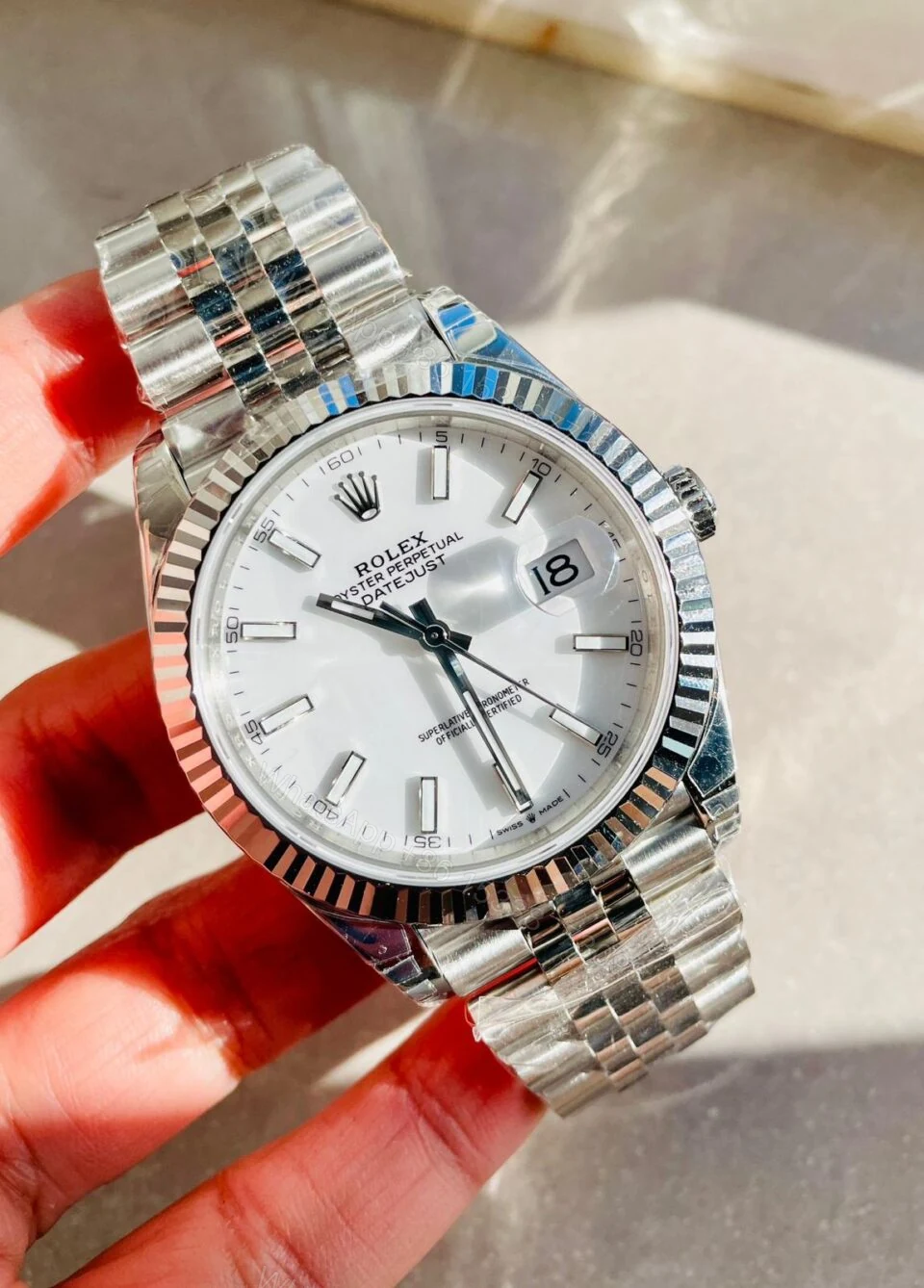 View 12 of SS VS Factory 1:1 Rolex DateJust 41 Best Edition 904L Steel White Dial