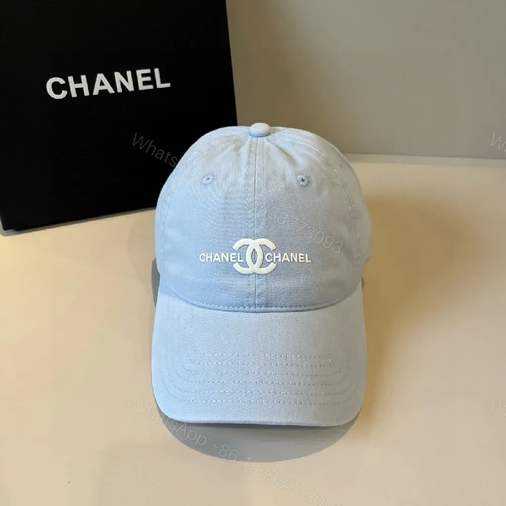 View 9 of Colorful Cotton Cap: Luxe-Inspired, Logo-Detail Cap