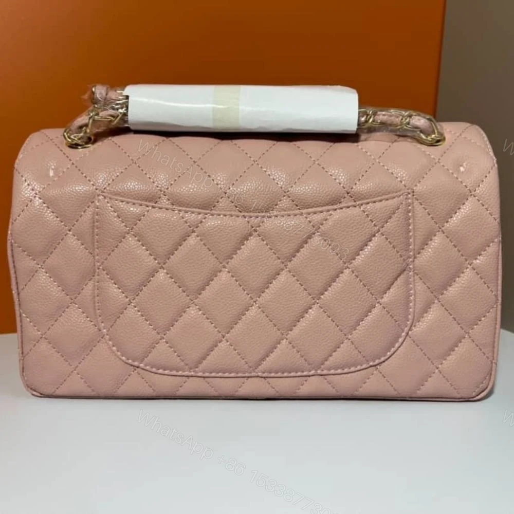 View 4 of Chanel Classic Medium Flap Bag Pink And Gold 25Cm