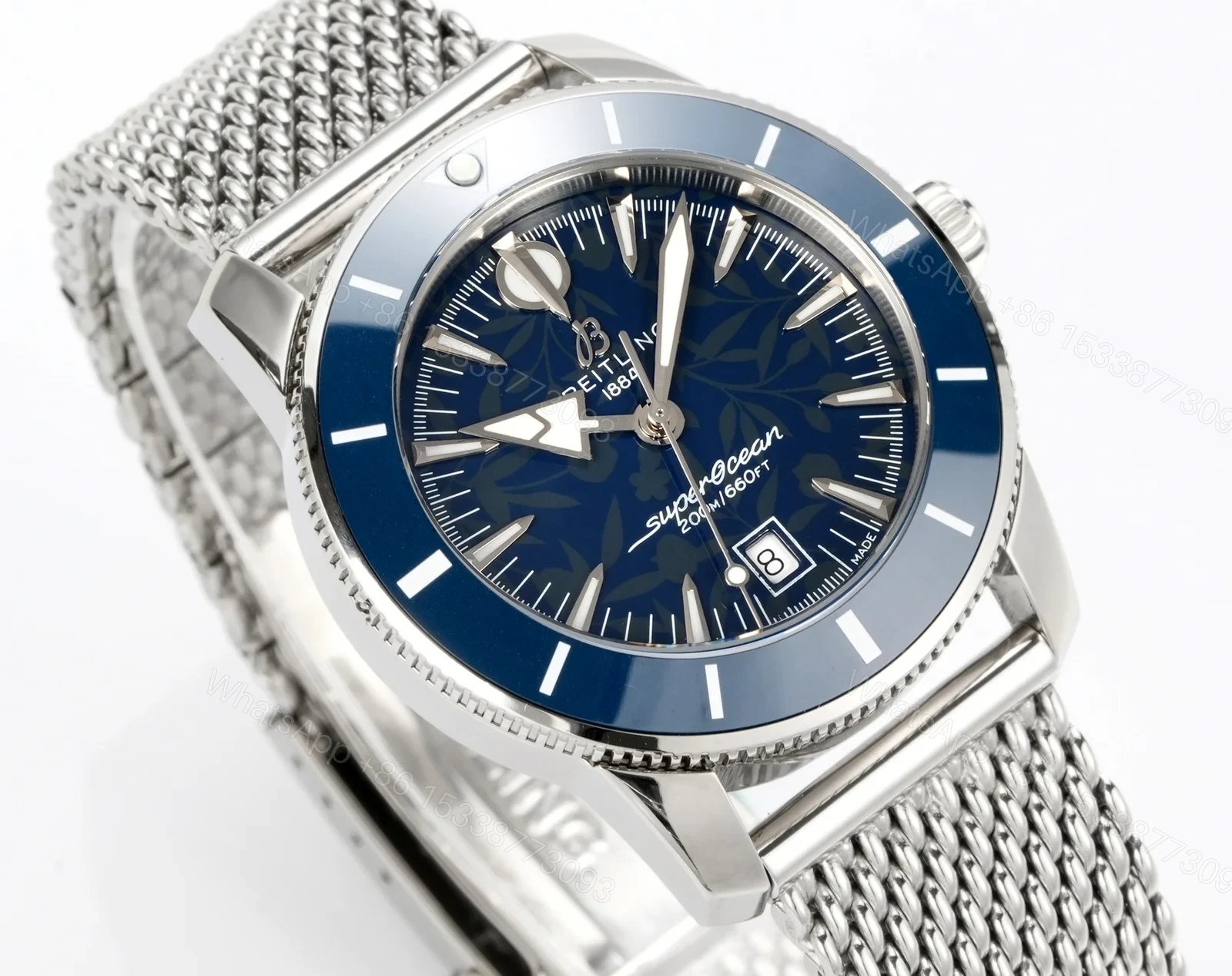 View 5 of Breitling Superocean Heritage II 42 Stainless Steel BlueDial Bracelet AB2010161C1A1