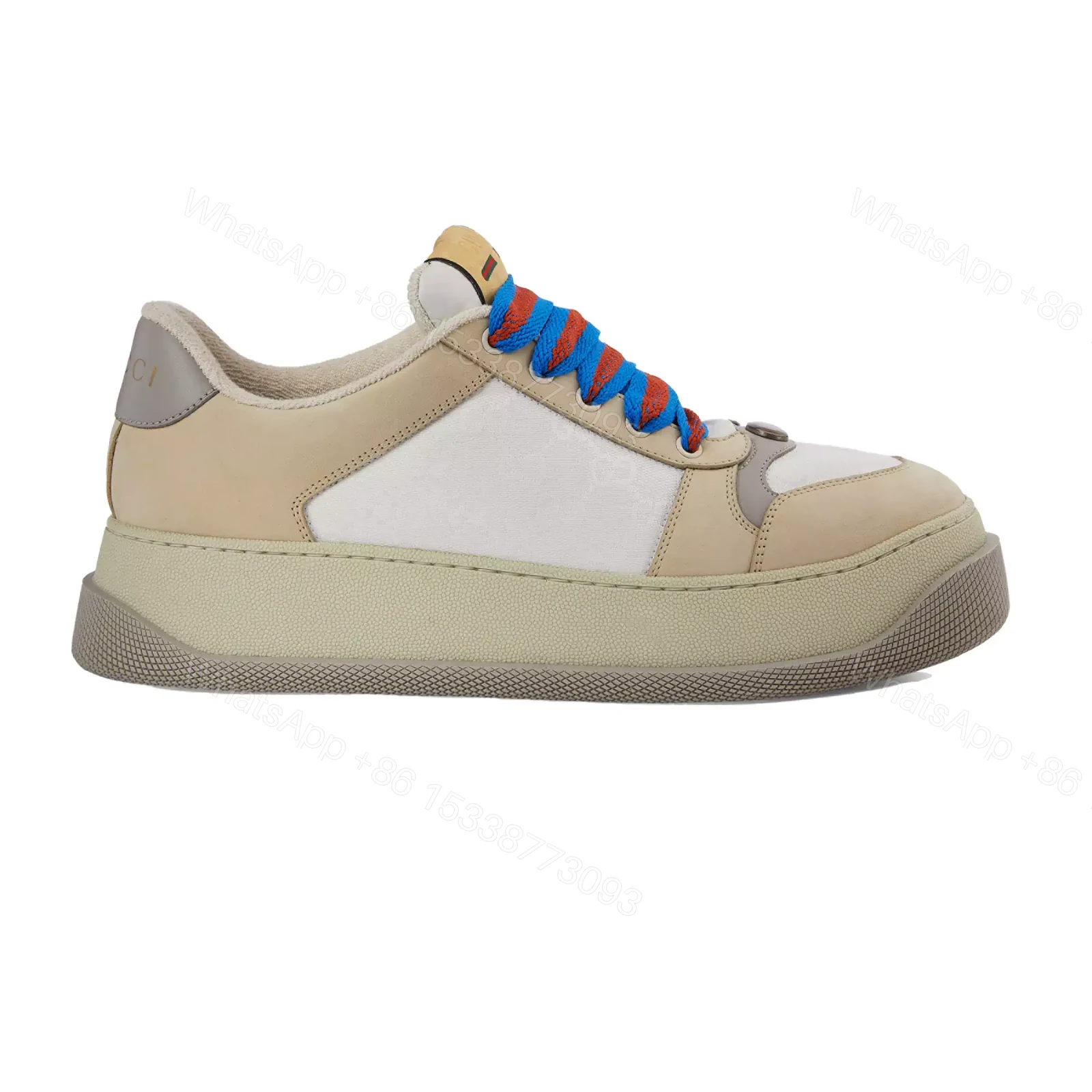 GUCCI SCREENER GG TRAINER SNEAKERS WHITE GG CANVAS – GC171 — view 1