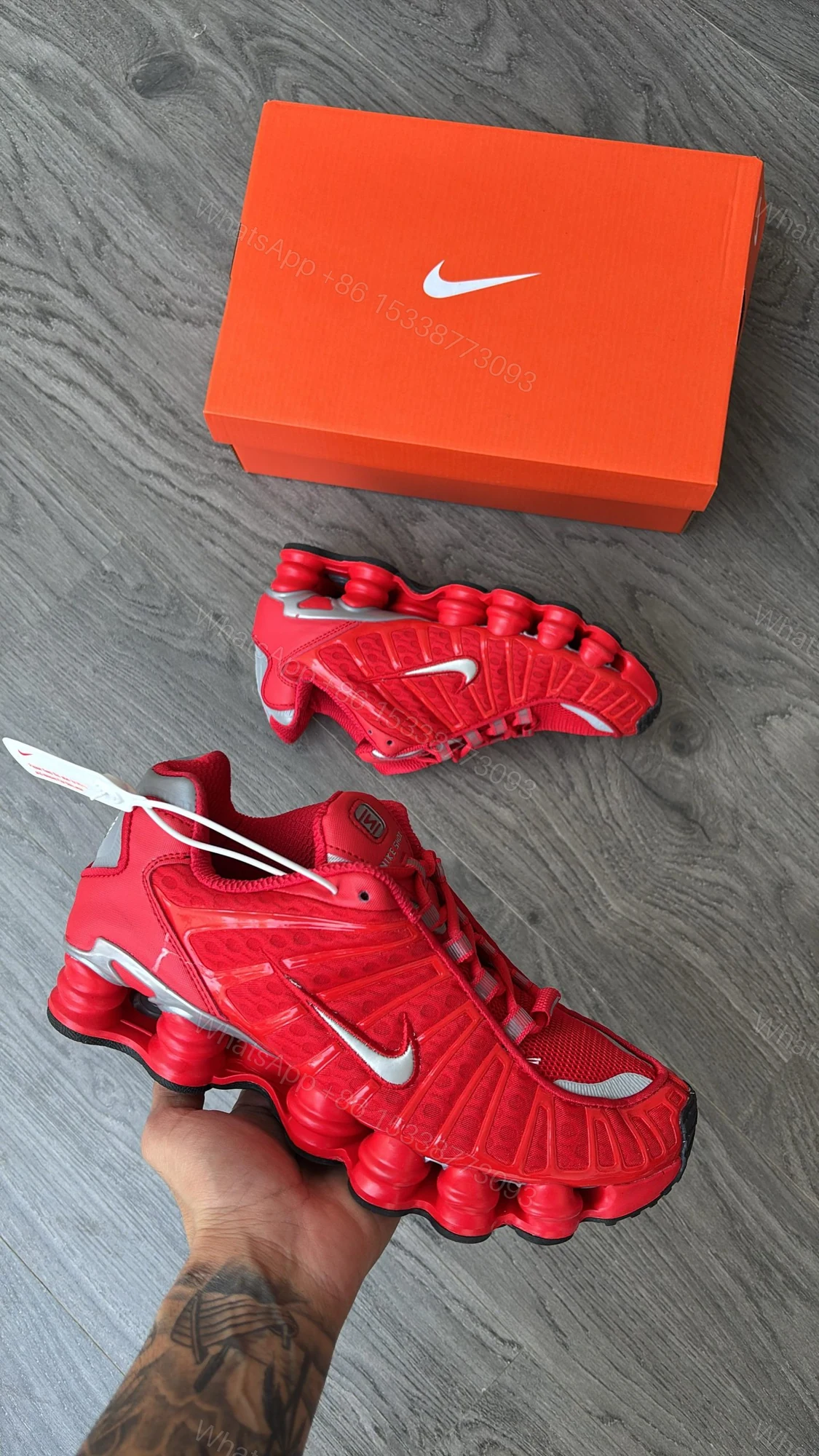View 2 of First Copy Nike Shox TL Shocker All Black