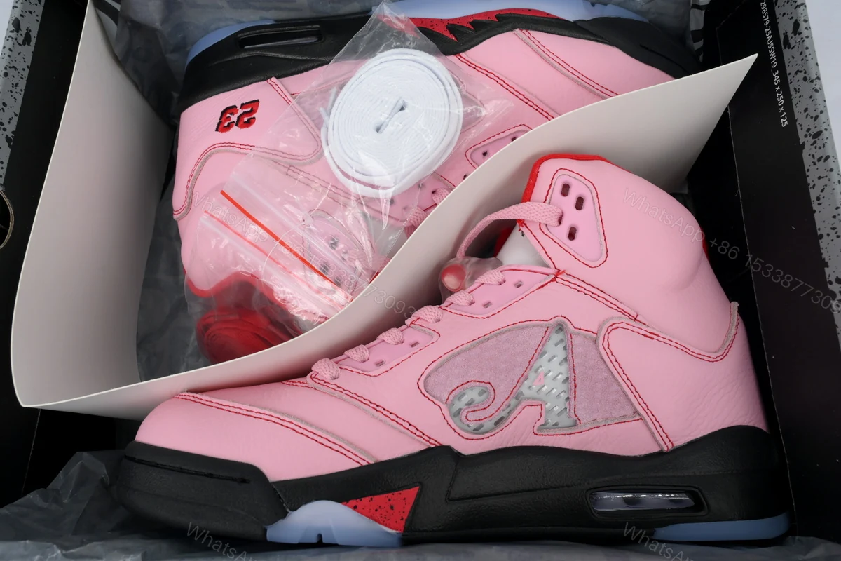 View 5 of Awake NY x Air Jordan 5 Retro 'Arctic Pink' DV4982-600