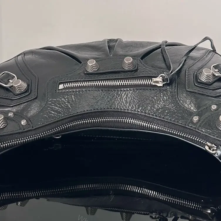 View 5 of 高仿Balenciaga*LeCagole朋克單肩包黑色S