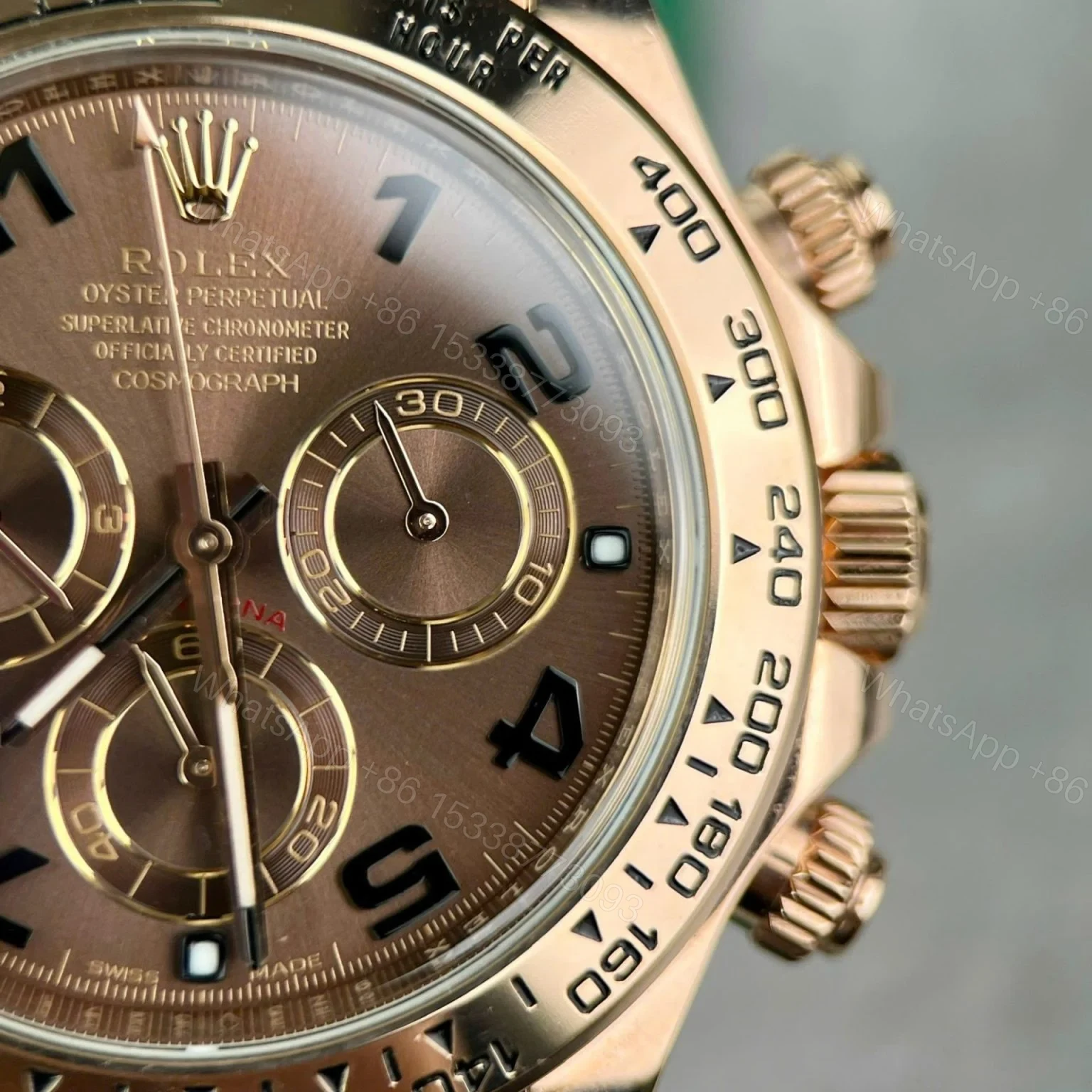 View 3 of Replica Rolex Cosmograph Daytona Everose Gold 40mm