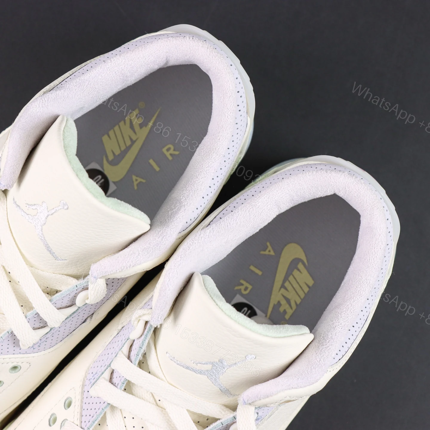 View 4 of Jordan 3 Retro Sail and Jade Aura