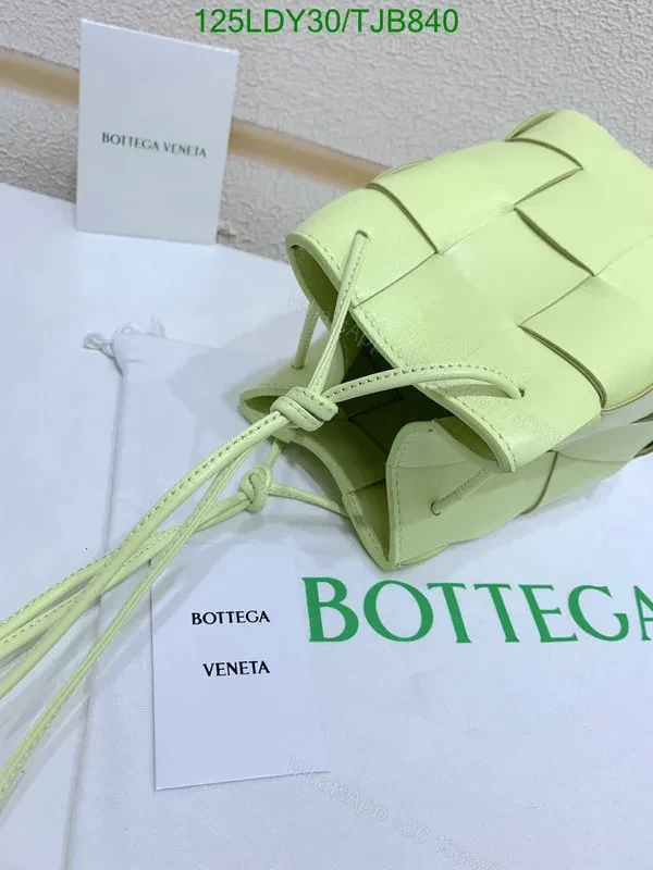 View 75 of Bottega Veneta Small Cross-Body Bucket Bag in Red BVF4722