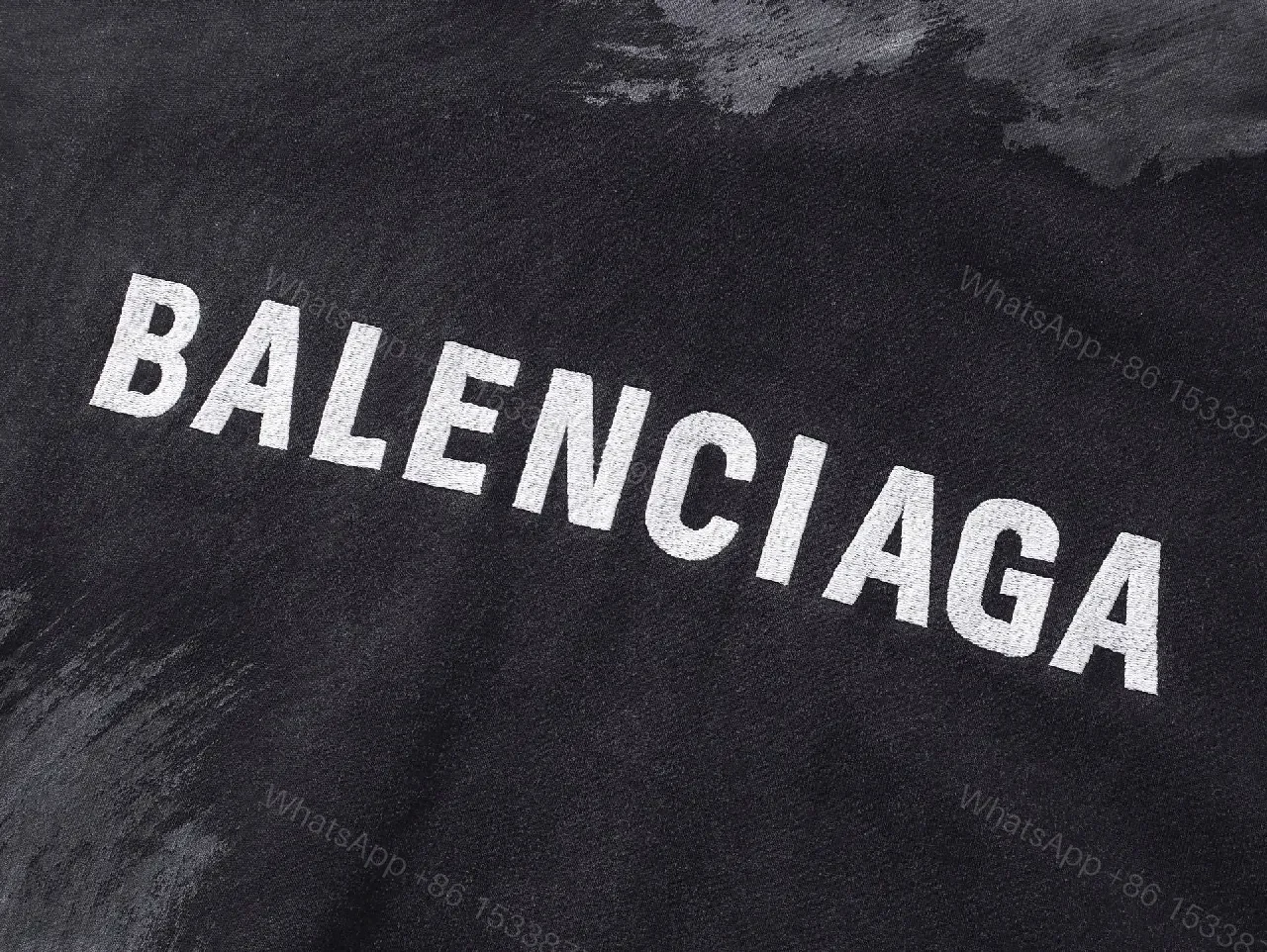 View 9 of Bold Tie-Dye Black Hoodie: Signature Details, Streetwear Essential