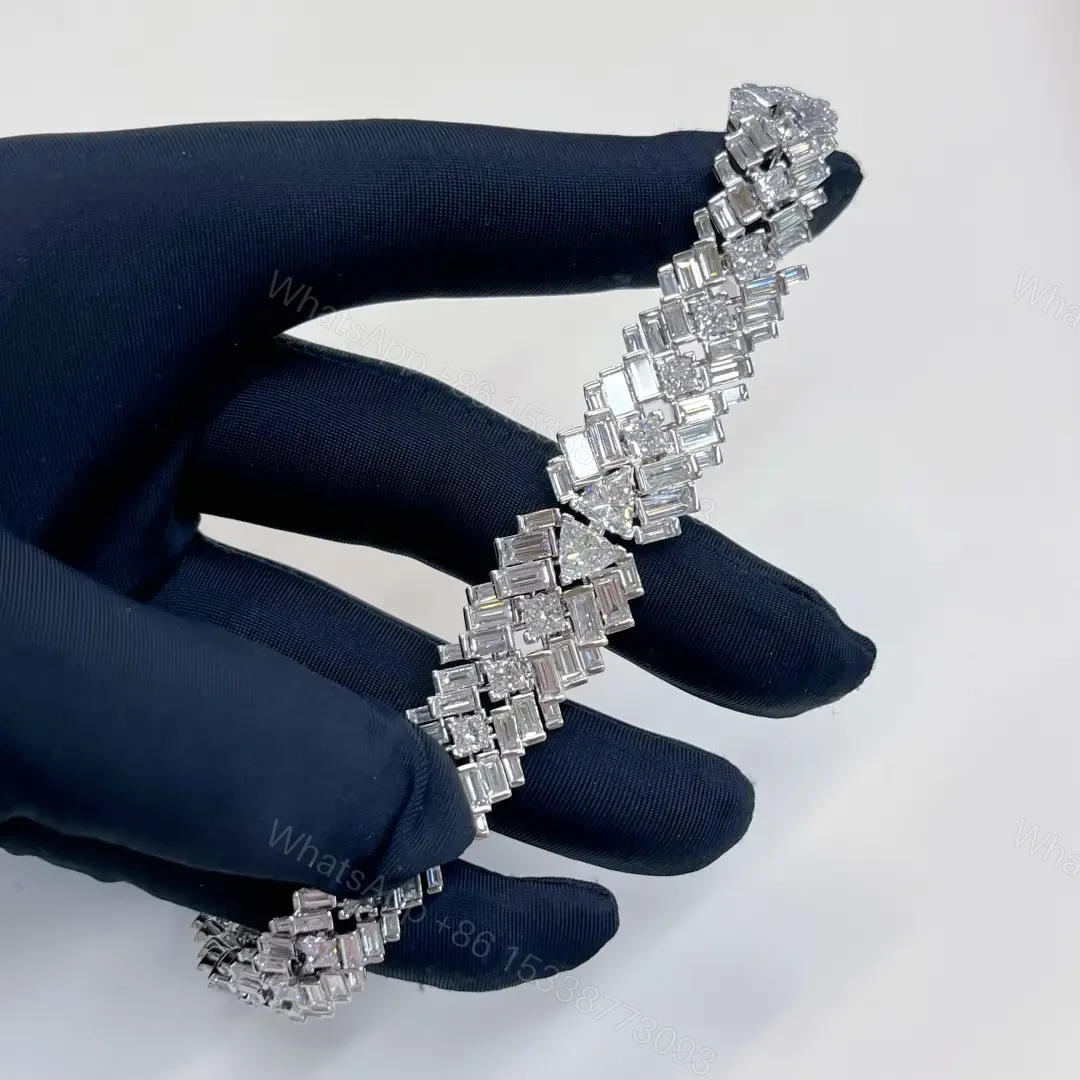 View 2 of 18kt White Gold Reflection de Cartier bracelet with Troidia Cut Diamonds H6019817
