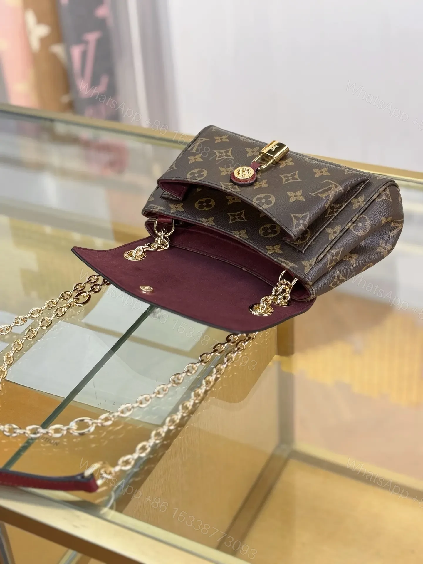View 3 of Louis Vuitton Saint Germain BB shoulder bag in Monogram canvas