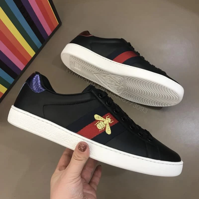 View 5 of GUCCI ACE EMBROIDERED BEE SNEAKER – GC37