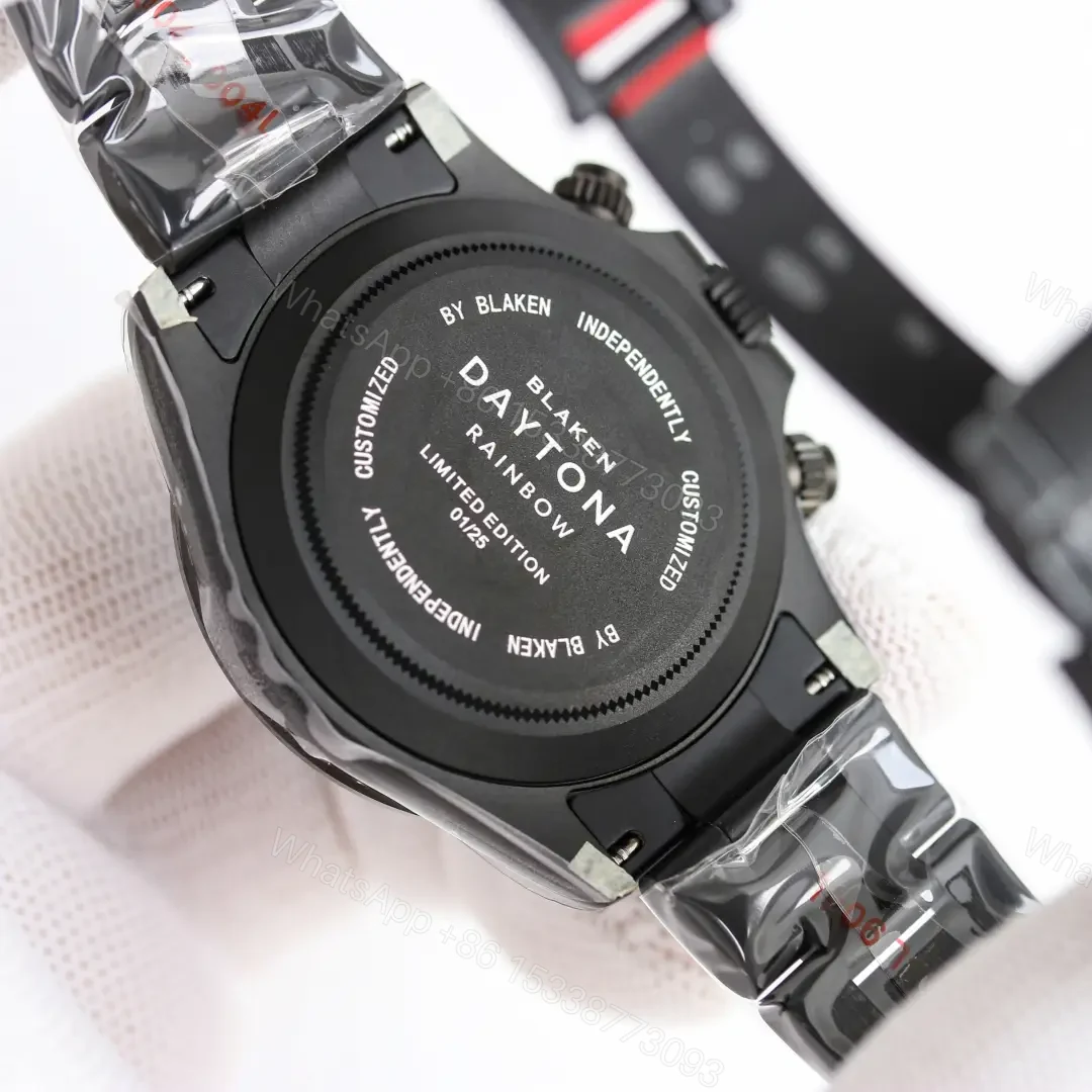 View 9 of Rolex Daytona Blue Dial 40mm Black Oyster Bracelet Stunning Edition ROLEX-DAYTONA-BLU-BLK-40