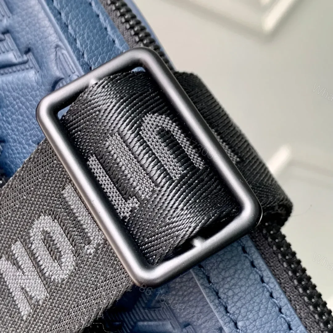 View 9 of LV TRIO MESSENGER 25 IN BLUE MONOGRAM SHADOW CALFSKIN